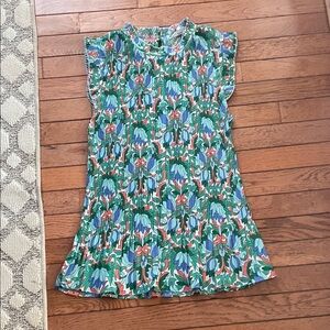 THML Green Floral Blouse